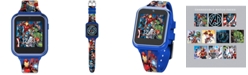 Accutime Kid's Avengers Silicone Strap Touchscreen Smart Watch 46x41mm